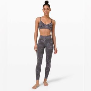 Lululemon Ebb to Street Tight in stone wash graphite, gray